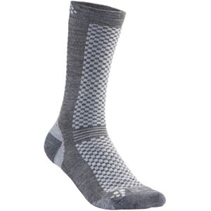 Craft 2-Pack Warme sokken Mid - Merino Wol  - Grijs