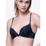 Dorina - Push up / Plunge BH - Rosa - Kanten BH Band - 3/4 Cup