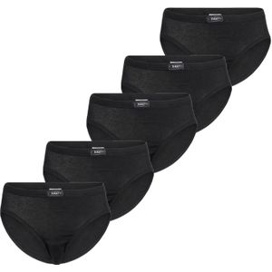 Racky - Dames 5-pack - Heupslips - Zwart - Highleg mini