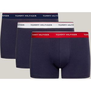 Tommy Hilfiger 3-Pack Heren Boxershorts - Premium Essential  - Blauw