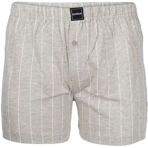 Suaque/Ginosanti wijde heren boxershort - Streep  - Grijs