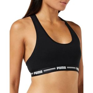 Puma Racerback Top/Bh dames  - Zwart