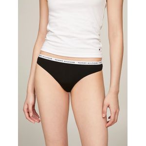 Tommy Hilfiger 3-Pack Dames Strings - Thong  - Zwart