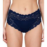 J&C - Dames Tailleslip - Blauw - Microfiber - Kanten Vrouwen Onderbroek