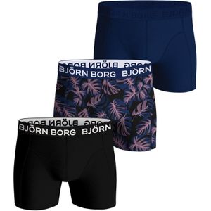 Bjorn Borg 3-Pack jongens boxershort - Blue/Purple