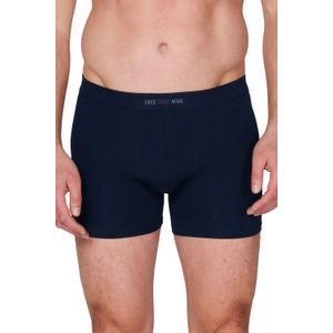 Underwear Freeman heren boxershort 18070 - Tunnel elastiek - Katoenen mannen ondergoed  - Blauw