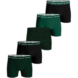 Bjorn Borg 5-Pack heren boxershorts - Core - Voordeelverpakking jongens ondergoed katoen  - Groen