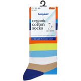 Benyson Sokken Regenboog - Organisch katoen 1- Paar - Vrolijke katoenen sokken met leuke en grappige print - Dames - Heren