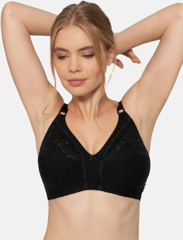 Dorina - Monica - Kanten Bh zonder Beugel - Zwart
