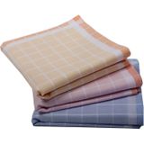 Swan 3 stuks Dames zakdoeken Ruit - DSZ5673 - Blauw