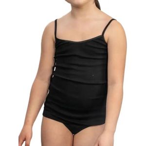 HL-tricot - Meisjes Hemd - Wit - Spaghetti Bandjes