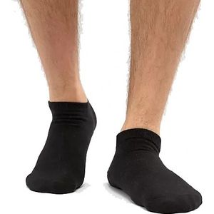 Jack & Jones 5-paar sneaker sokken katoen  - Zwart