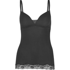 Nina von C - BH Hemdje - Zwart - Zonder Beugel - Spaghetti Bandjes