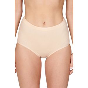 Twentini dames taille slip - Hoge katoenen dames onderbroek  - Huidskleur