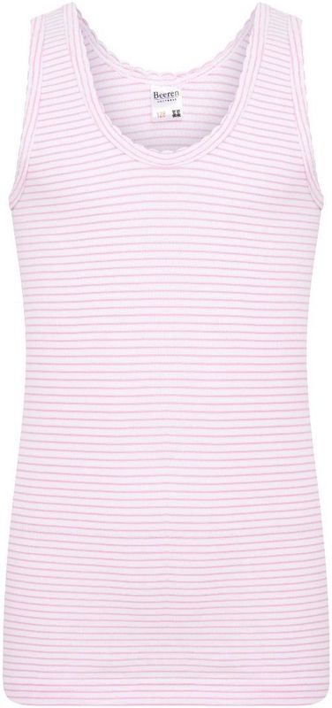 Beeren Cindy meisjes hemd - Katoen - Katoen - kinder singlet - Katoenen hemdje  - Rose