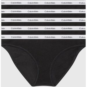 Calvin Klein 5-pack lage Slips dames - Low Rise  - Zwart