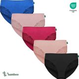 Gaubert - Heupslips - Bamboe - 5-pak - Kanten Inzet