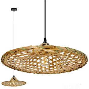 LED Hanglamp E27 bamboe 40cm | Braga