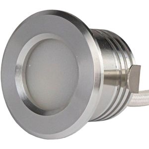 LED Veranda inbouwspot | Mini | Ø31mm | 1.5 W | Dimbaar - Zilver | 3000K - Warm wit (830)