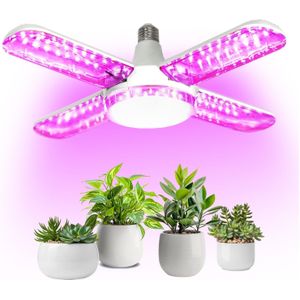 LED Groeilamp / Kweeklamp uitklapbaar | E27 fitting | 120D | 40 Watt| PLANTY