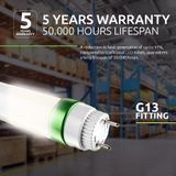 LED T8 TL Buis 150cm 30W 4800lm | Ultra Serie | vervangt 58W | 6000K - Daglicht wit (860)