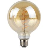 Highlight - LED Filament globe lamp | Amber | G125 | 9 Watt | Dimbaar | 2200K - Extra warm