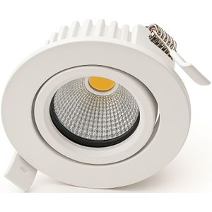 LED Dimbare inbouw spot 5W | Ø70mm | Wit | 2700K - Warm wit (827)
