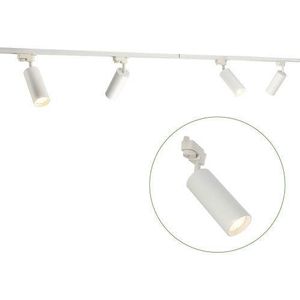 LED 1-fase Rails | Wit | 2 meter | Inclusief 4 railspots