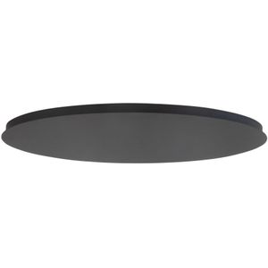 Highlight | Ovalen Plafondplaat | Zelf samenstellen | 100 x 35 cm | Zwart