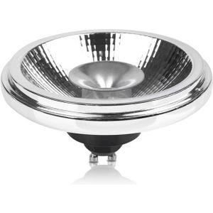 LED AR111 spot | GU10 | Zwart | 12 watt | Dimbaar | 24° stralingshoek | 4000K - Naturel wit (840)