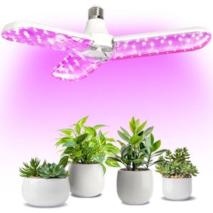 LED Groeilamp / Kweeklamp uitklapbaar | E27 fitting | 120D | 24 Watt| PLANTY