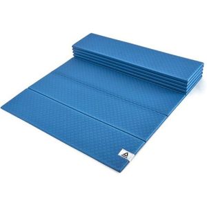 Reebok opvouwbare Yoga Mat - 6mm - Blauw