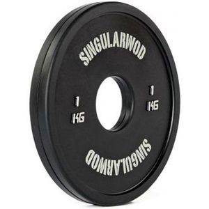 Singular WOD Fractional Training zwart Olympische schijf - 1kg