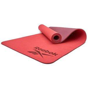 Reebok Dubbelzijdig Yoga Mat - 6mm - Rood