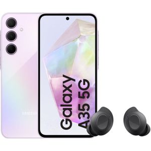 Samsung Galaxy A35 128GB Paars 5G + Samsung Galaxy Buds FE