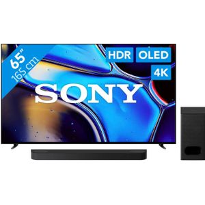 Sony 65" Bravia 8 OLED 4K (2024) + Sony Bravia Theatre Bar 6 Zwart