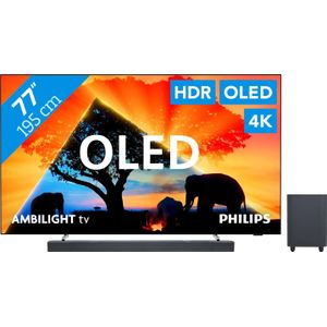 Philips 77OLED759 - Ambilight (2024) + JBL Bar 800 Zwart