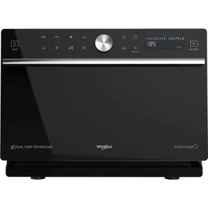 Whirlpool Supreme Chef MWSC 9133 SB - Combimagnetron - 33 liter - 1000 watt - Zwart