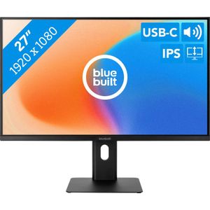 BlueBuilt 27 inch Full HD Monitor met USB C