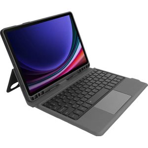 BlueBuilt Samsung Galaxy Tab S9/S9 FE/S10 FE Toetsenbord Hoes AZERTY Zwart
