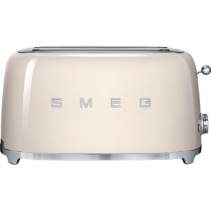 SMEG TSF02CREU - Broodrooster - Créme - 2x4 - 1500W - 6 niveaus