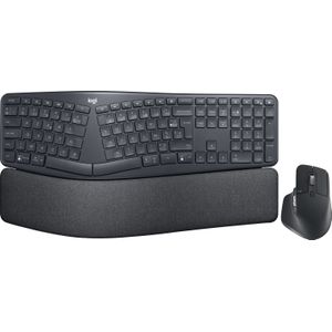 Logitech K860 Ergonomisch Draadloos Toetsenbord Azerty + Logitech MX Master 3S