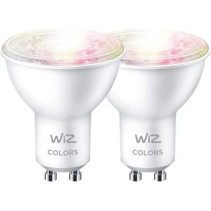 WiZ Spot 2-pack - Slimme LED Verlichting - Gekleurd en Wit Licht - GU10 - 50W - Wi-Fi