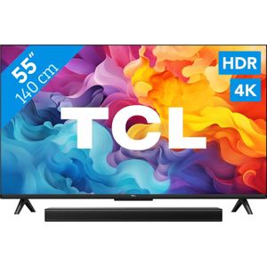 TCL 4K Led 55P61B + TCL S45H 2.0 Soundbar