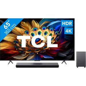 TCL QLED 65C61B (2024) + soundbar