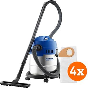 Nilfisk Buddy II 18 Inox + Nilfisk Stofzakken voor Buddy II (4x)