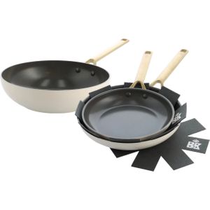 BK Sublime Koekenpannenset 24 + 28 cm + Wokpan 28 cm