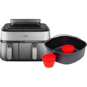 Philips 5000 Series Dual Basket NA555/00 + Bakmeesterset