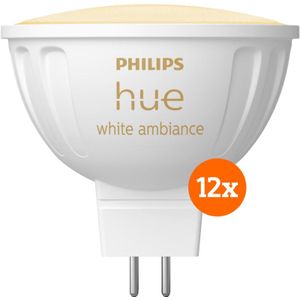 Philips Hue spot White Ambiance MR16 12-pack