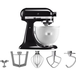KitchenAid Artisan Mixer 5KSM125 Onyx Zwart + IJsbereider